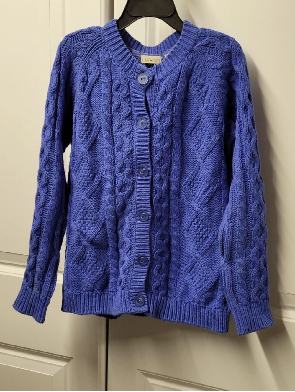 L.L. Bean Sweater Girls Size: Large 6/7Kids Button